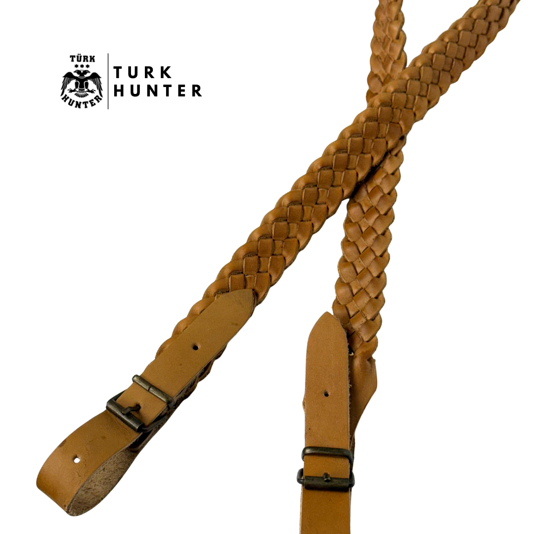 Türk Hunter Örgü Deri Askı Kayışı