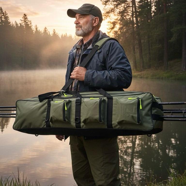 Türk Hunter Balıkçı Oltası Çantası – 7 Gözlü