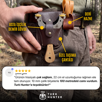 Türk Hunter Profesyonel Çantalı Demir Sapan