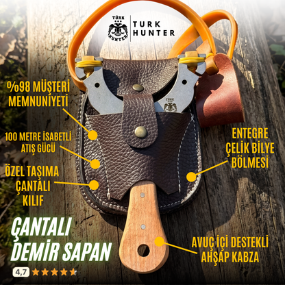 Türk Hunter Profesyonel Çantalı Demir Sapan