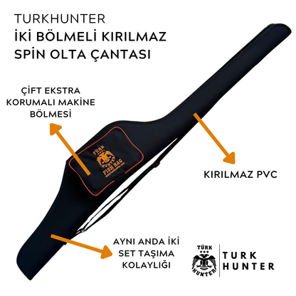 Turk Hunter Kırılmaz Spin Olta Çantası 145CM