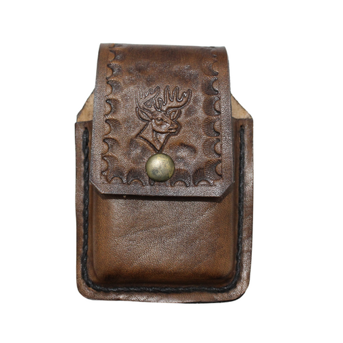 Turk Hunter El İşlemeli Deri Çakmaklık