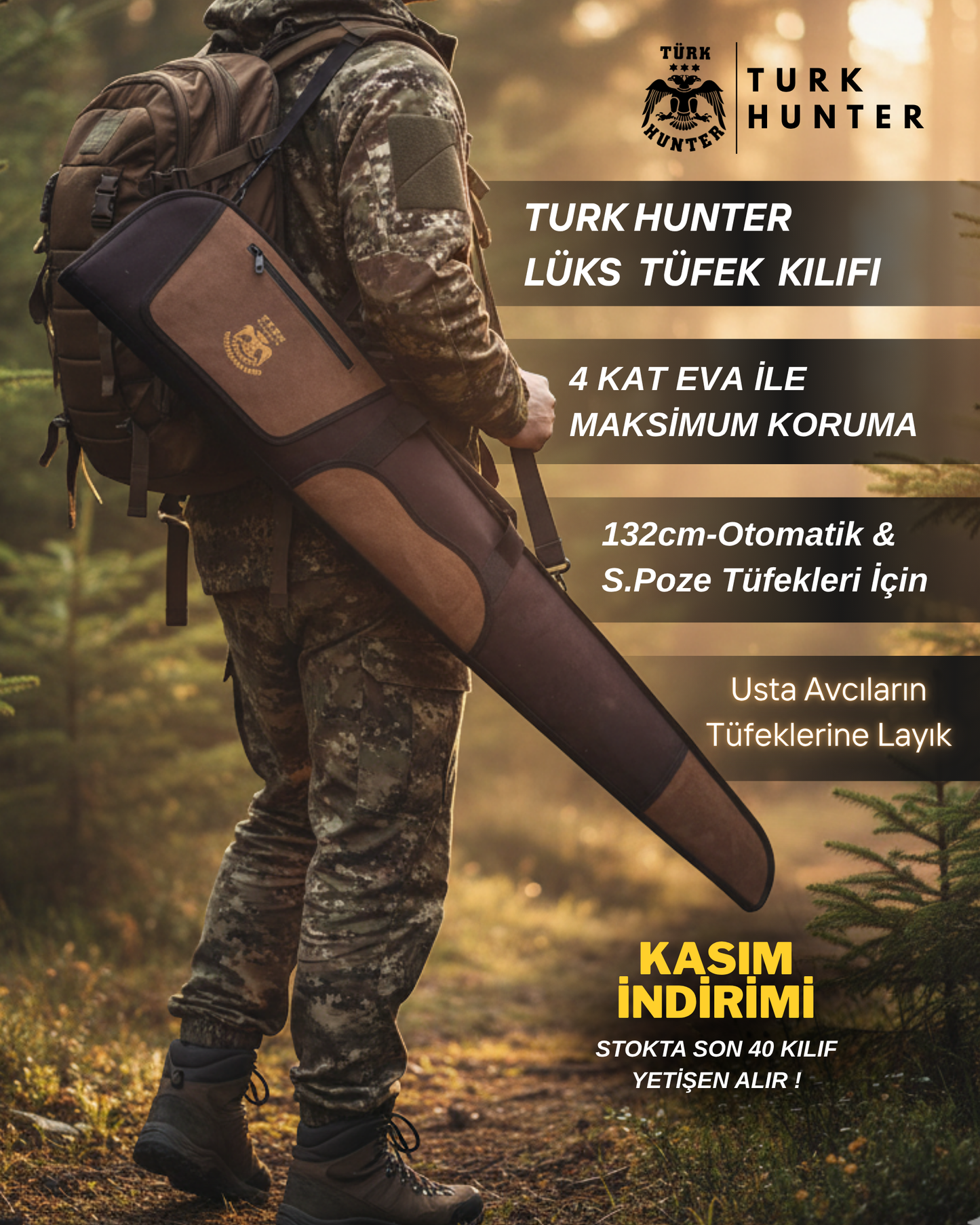Turk Hunter Lux Tüfek Kılıf