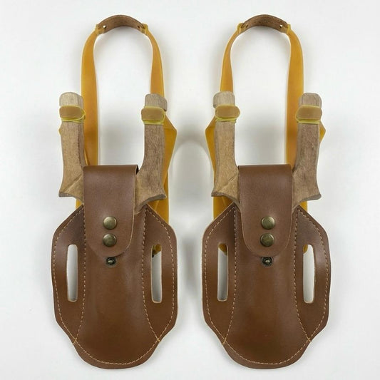 Türk Hunter Ahşap Otantik Sapan – 2’li Set