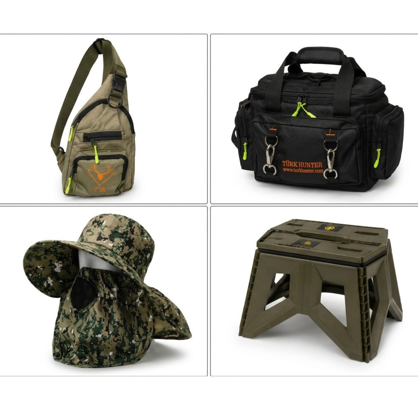 Türk Hunter 4'lü Balık & Kara Avı Set