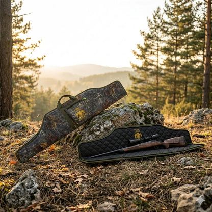 Türk Hunter 131×30 cm yivli dürbünlü tüfek kılıfı