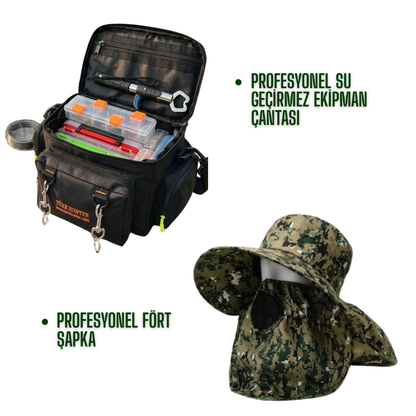 Türk Hunter 4'lü Balık & Kara Avı Set