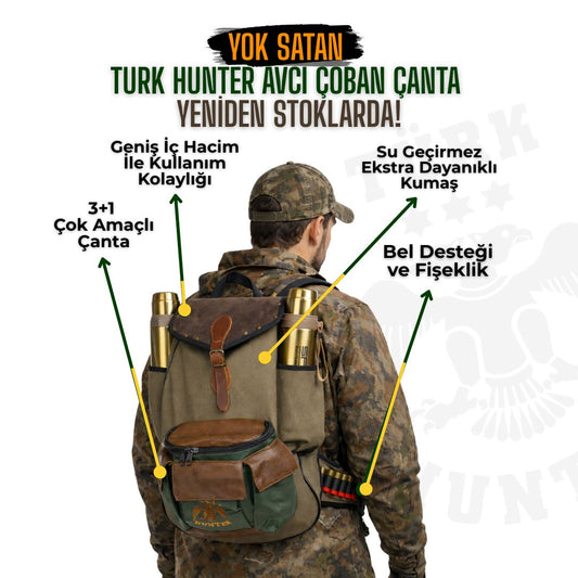 Türk Hunter Fişeklikli Avcı Çanta
