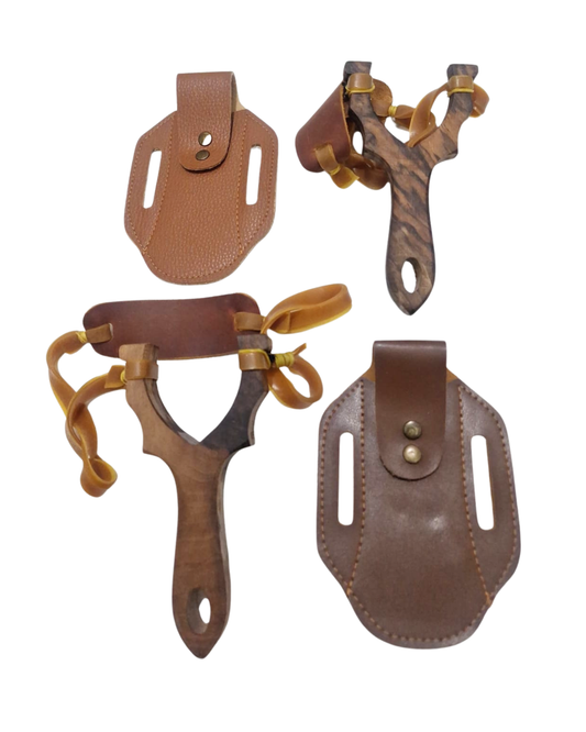 2026 Türk Hunter Lüks Ahşap Otantik Sapan – 2’li Set