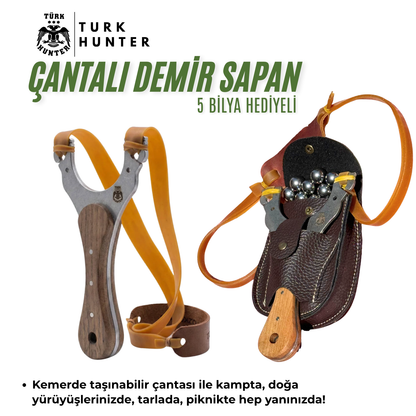Türk Hunter Profesyonel Çantalı Demir Sapan