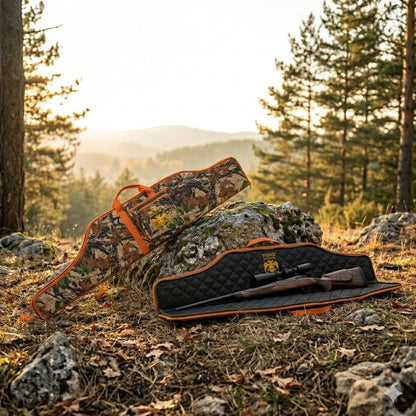 Türk Hunter 131×30 cm yivli dürbünlü tüfek kılıfı,
