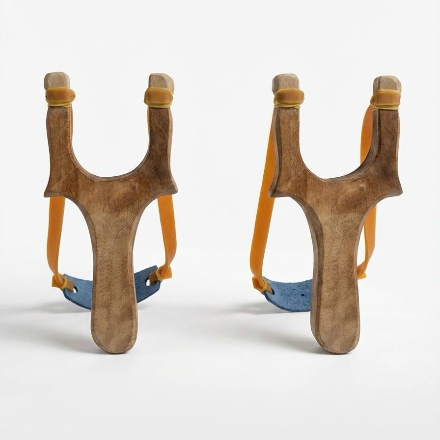 Türk Hunter Ahşap Otantik Sapan – 2’li Set