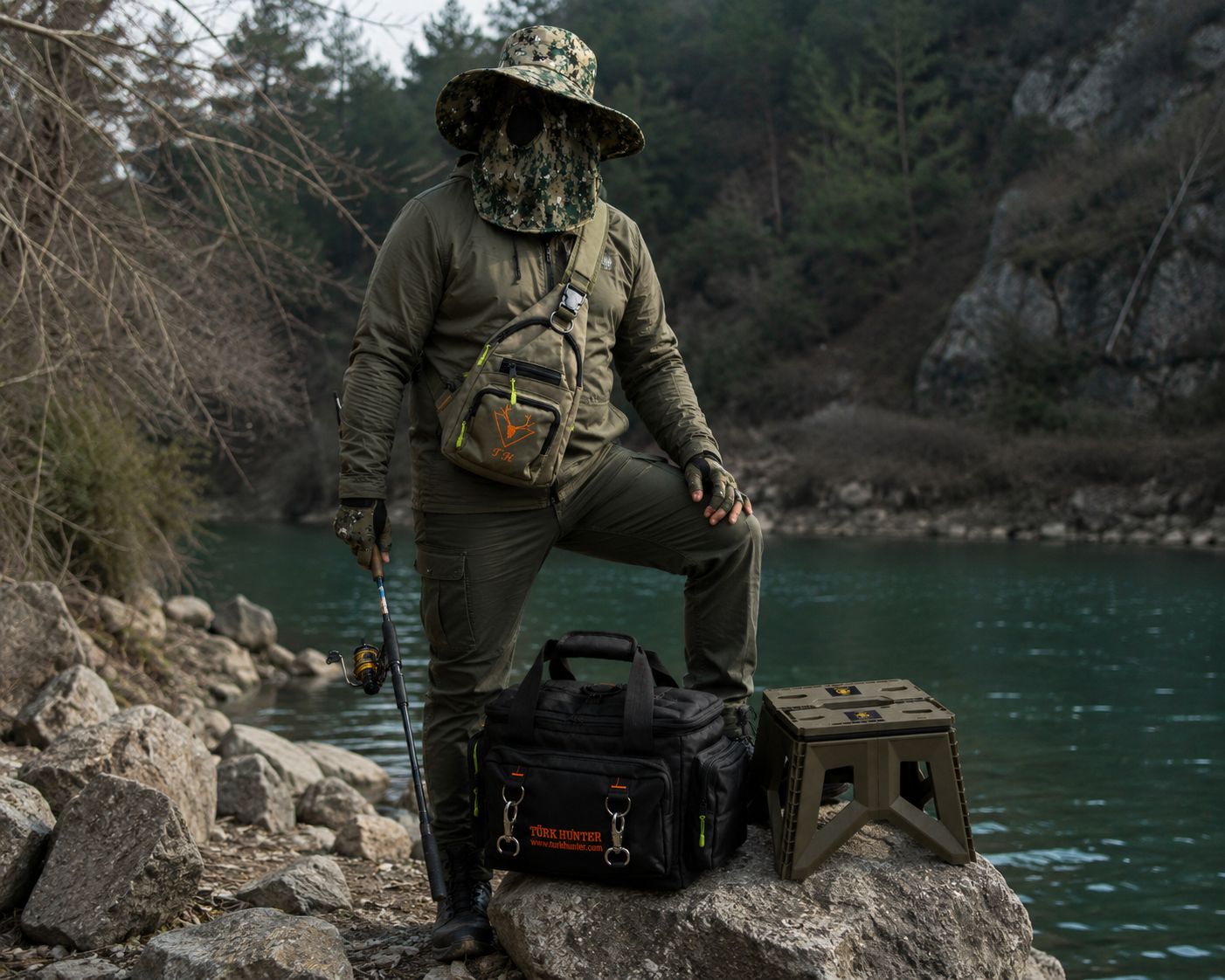 Türk Hunter 4'lü Balık & Kara Avı Set